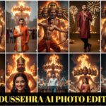 Dussehra 2025 AI photo edit of Lord Rama defeating Ravana using Gemini Pro, Nano Banana prompts, ChatGPT image prompt and Seedream 4.0
